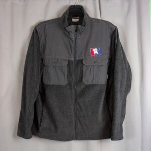 Columbia Gray Lightweight Jacket with Collared Neckline